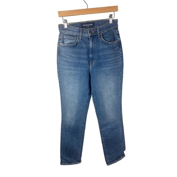 Veronica Beard Ryleigh Ankle High Rise Slim Jeans Vintage Rain Size 29 - Picture 1 of 12